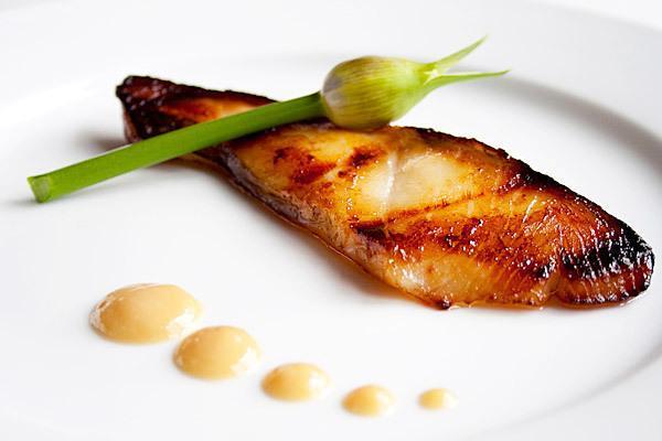 Miso-glazed black cod butterfish, Ahi Club