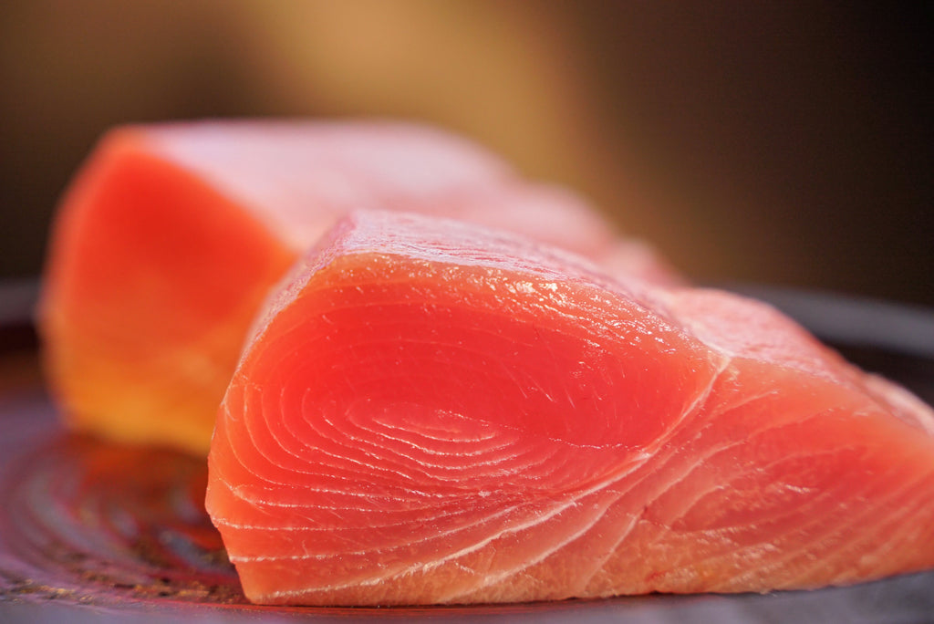 Hawaiian opah moonfish sashimi cut, The Ahi Club