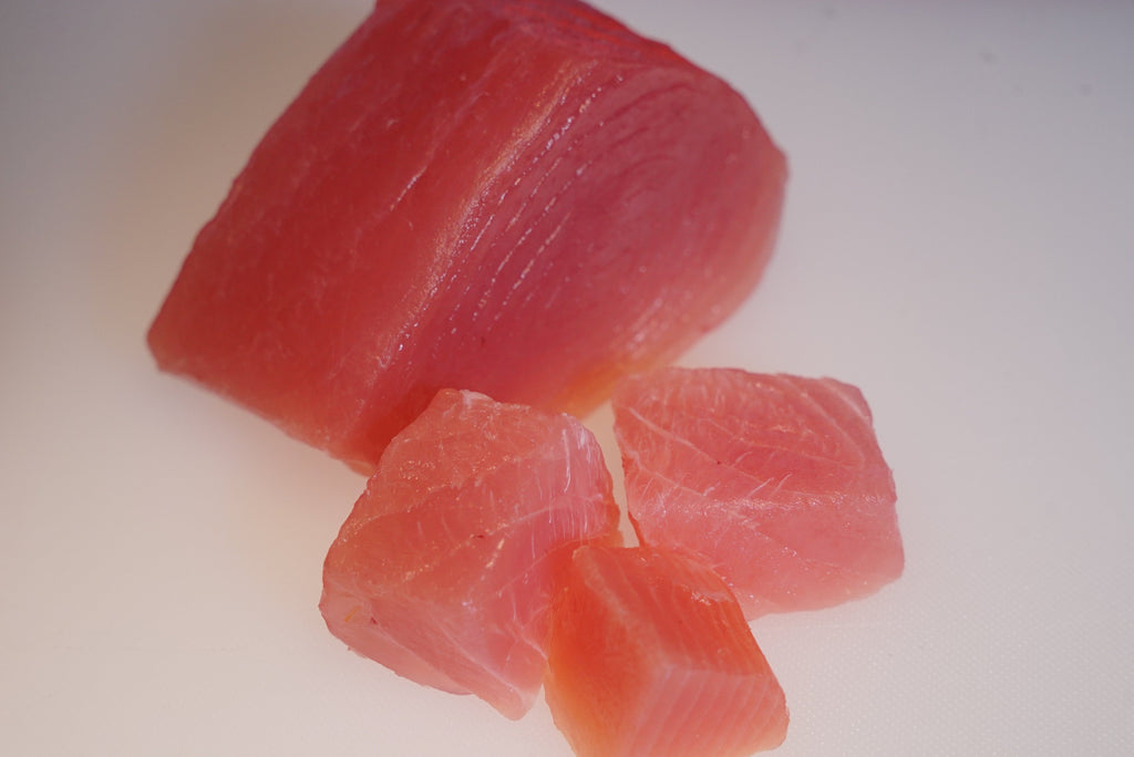Hawaiian opah moonfish sashimi cut, The Ahi Club
