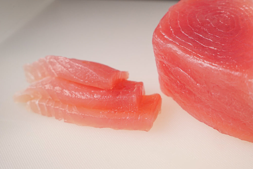 Hawaiian opah moonfish sashimi cut, The Ahi Club