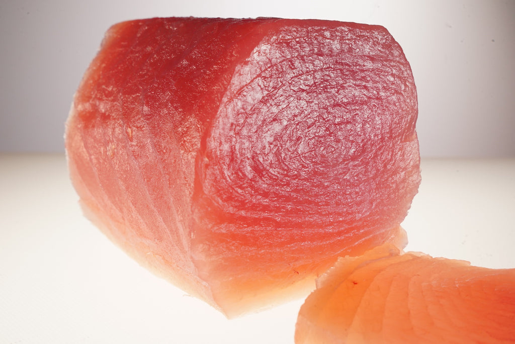 Hawaiian opah moonfish sashimi cut, The Ahi Club