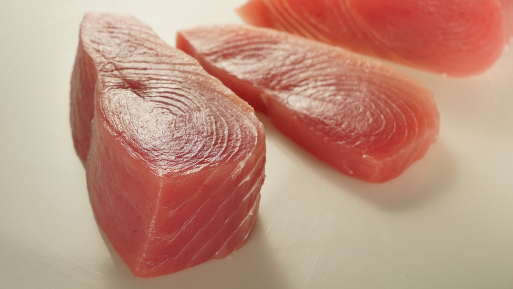 Hawaiian opah moonfish sashimi cut, The Ahi Club