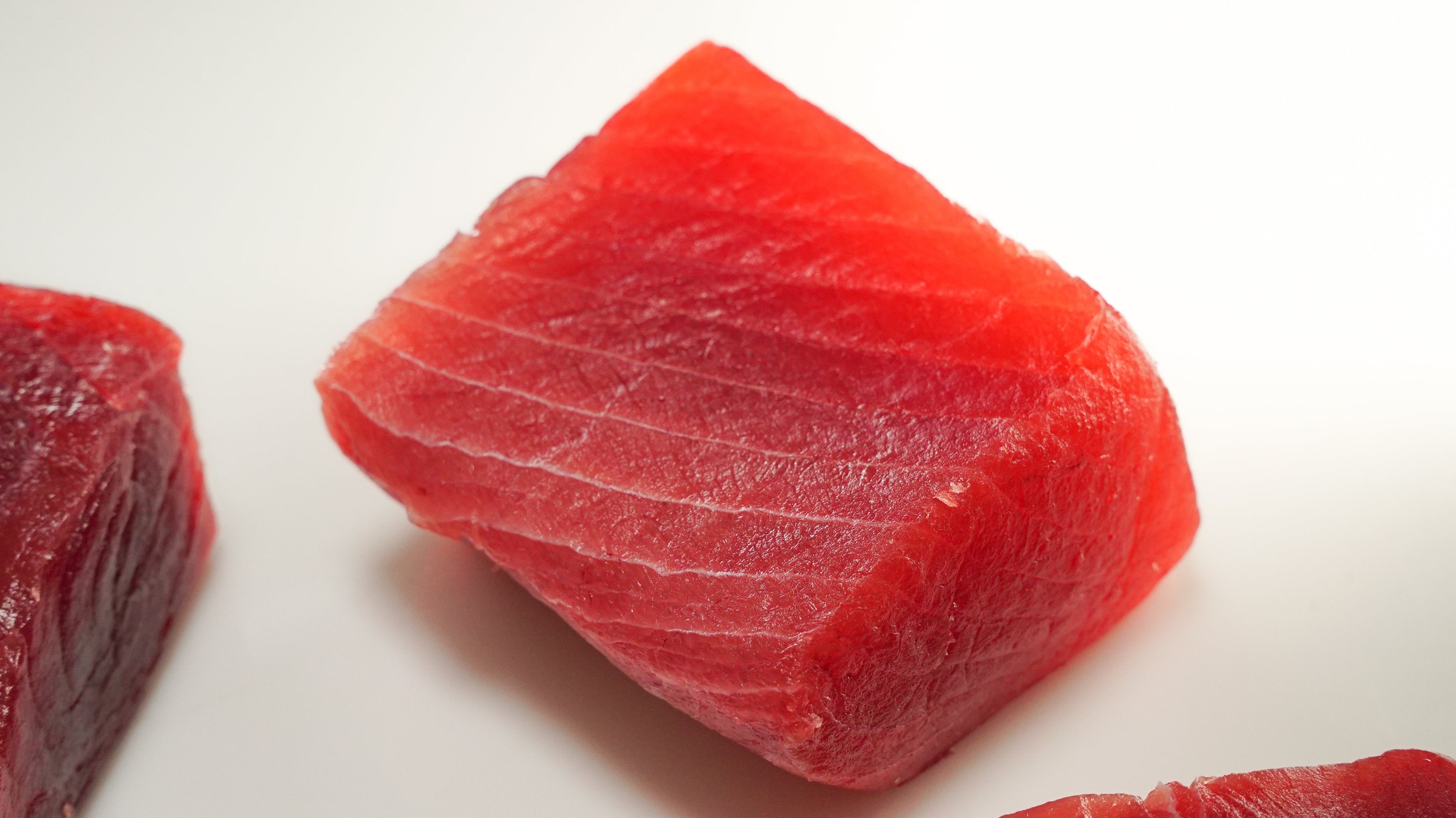 Hawaiian bigeye ahi red sashimi cut, The Ahi Club