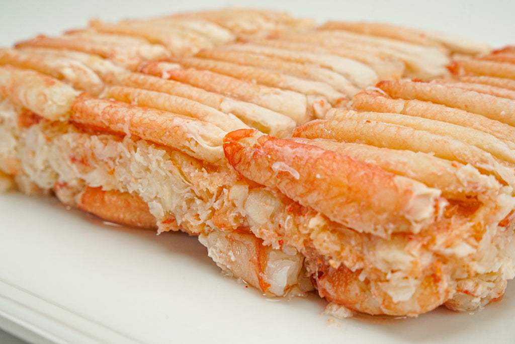 Red deep sea sweet crab meat, The Ahi Club