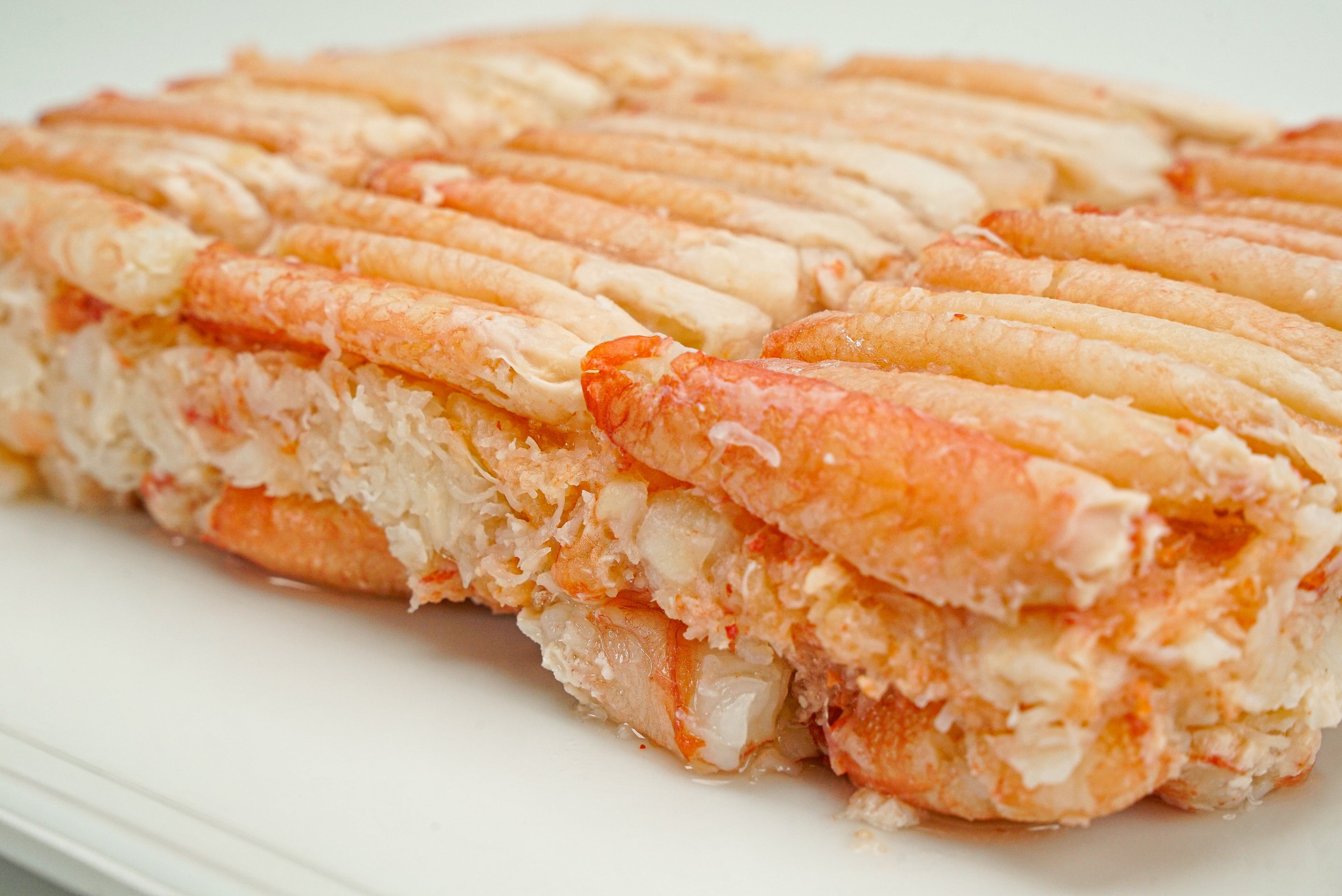 Red deep sea sweet crab meat, The Ahi Club