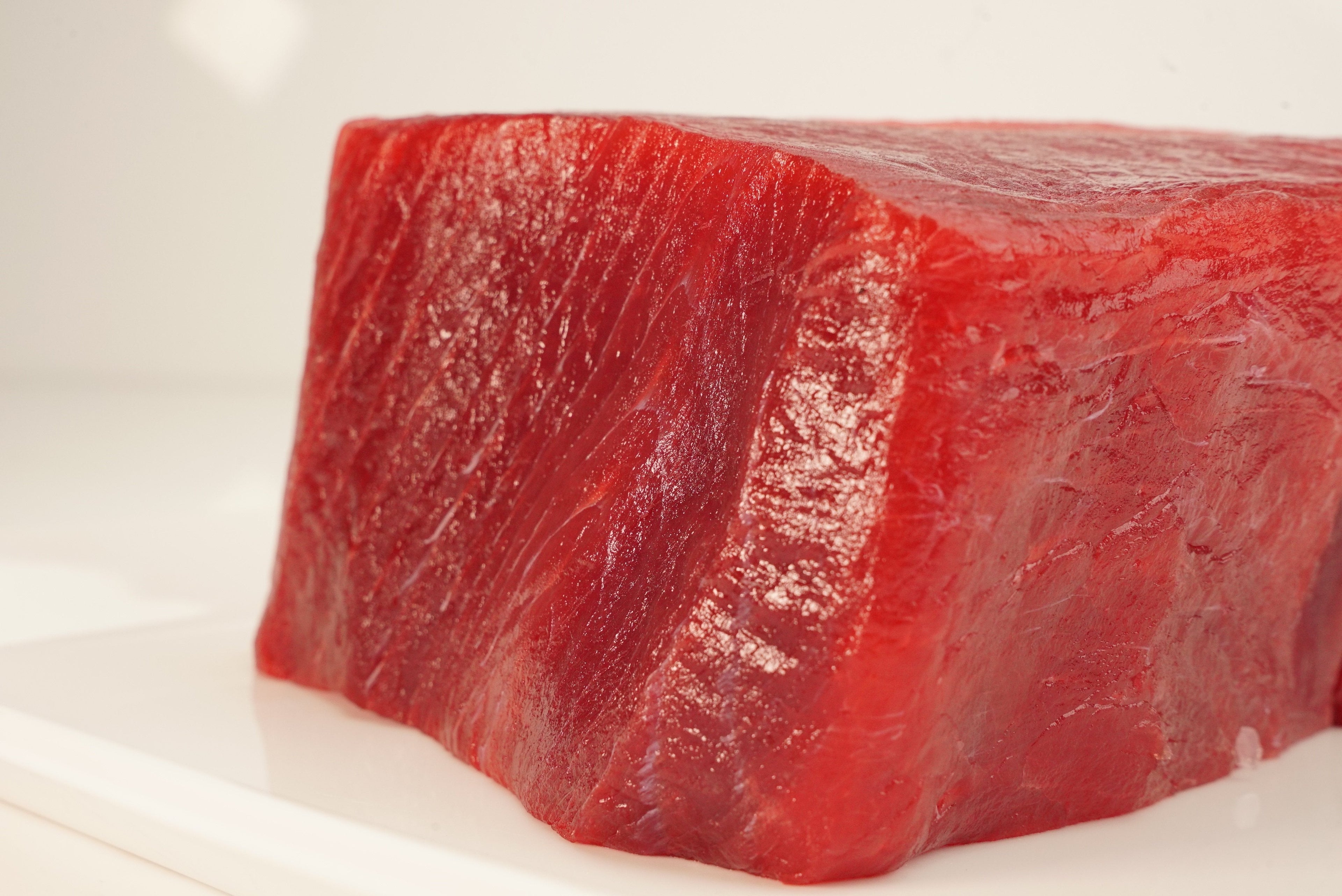 Hawaiian bigeye ahi red sear cut, The Ahi Club