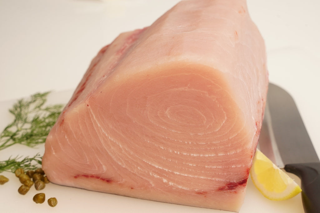 Hawaii wild caught swordfish sashimi cut, The Ahi Club