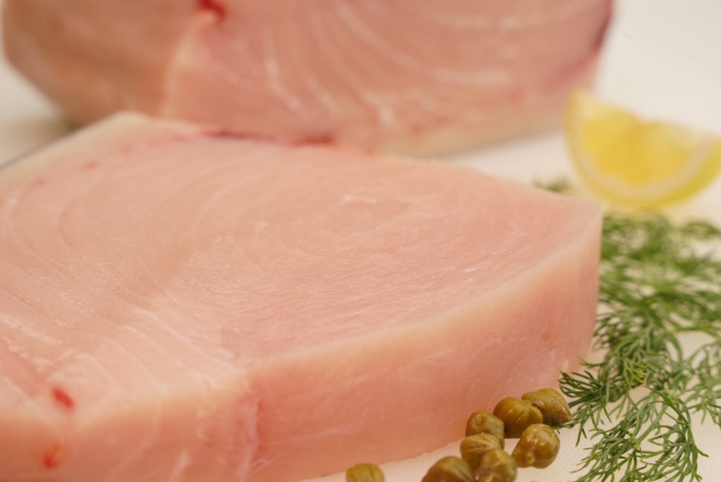Hawaii wild caught swordfish sashimi cut, The Ahi Club