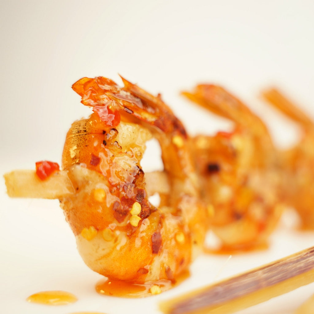 Kauai saltwater sweet prawns, The Ahi Club