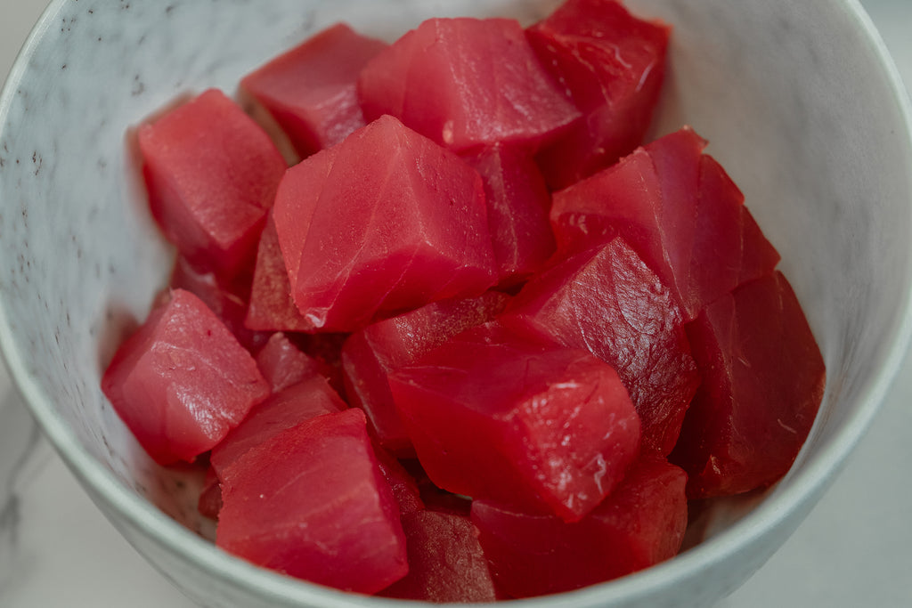 Sashimi-Grade Hawaiian Ahi - Poke Cut